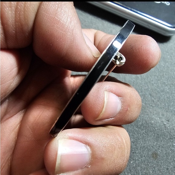 Vintage RAG Signed Mexico Sterling Silver 925 Aguila Real On Cactus Round Brooch - Picture 6 of 10